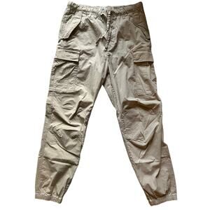 H&M Men's Regular Fit Cotton Blend Cargo Jogger Pants Size Small